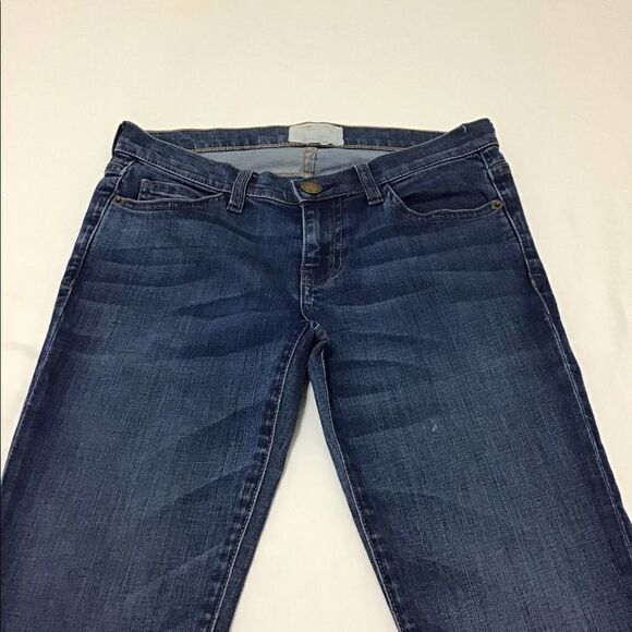 Current/Elliott Sample Blue Wash Flare Leg Jeans - Picture 4 of 15